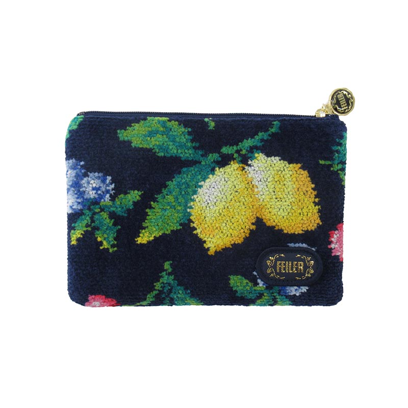 FEILER フェイラー ラフルッタ ポーチ ネイビー